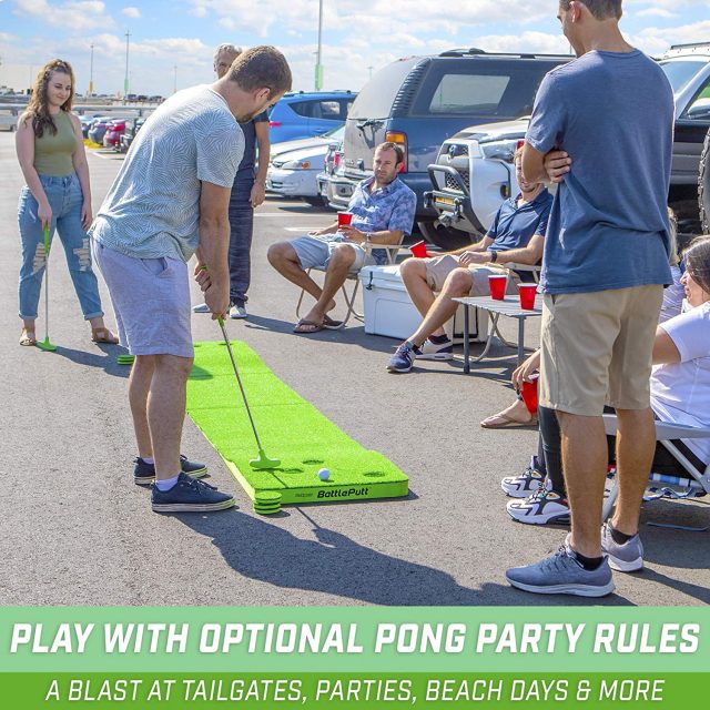 GoSports Battleputt Golf Putting Game, 2-on-2 Pong Style Play Perfect for 2-4 players 7