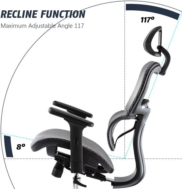 Ergonomic Executive Office Chair with Lumbar Support - Image 6