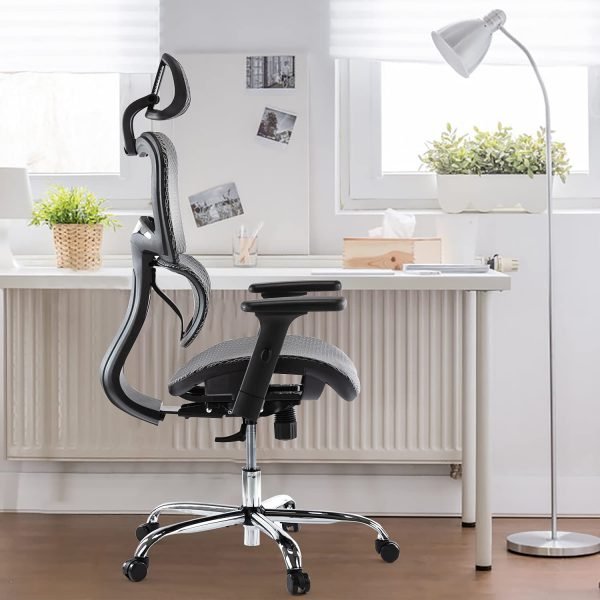 Ergonomic Executive Office Chair with Lumbar Support - Image 3