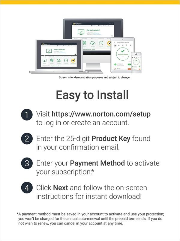 Norton 360 Deluxe Antivirus software for 5 Devices with Auto Renewal - Image 3