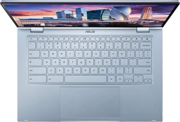 ASUS Chromebook Flip C433 2 in 1 Laptop, 14" Touchscreen Ideal for Students, Intel Core m3-8100Y Processor - Image 3