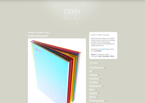 40 Excellent Blog Designs