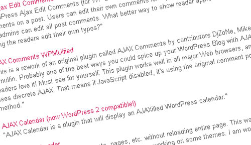 AJAX Your Blog - Plugins, Source Code, and Tutorials