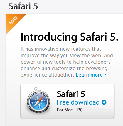 Safari 5 Improved The Way You Surf The Web