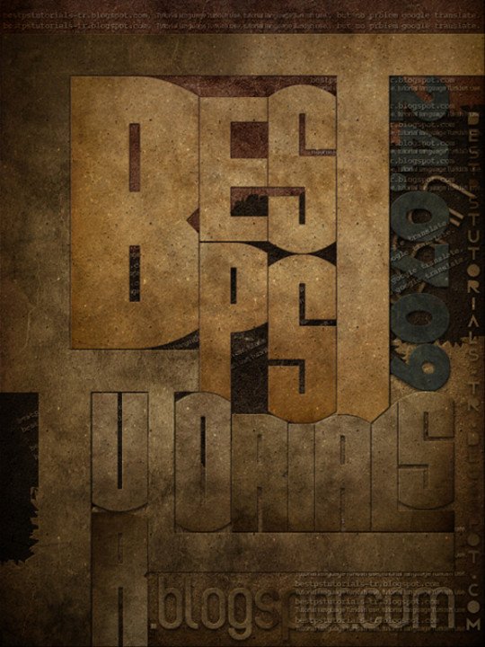 Absolutely Awesome Tutorials To Create (Visually Attractive) Typographic Designs 39