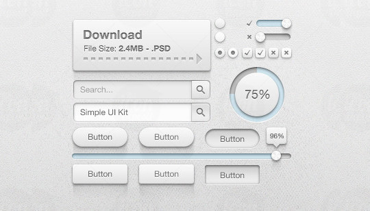 50 Free Web And Mobile UI Element Kits, Wireframe Kits And PSD Files 38