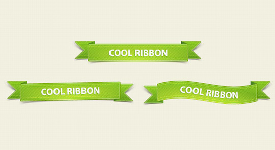 15 Beautiful Yet Free Ribbons PSD Files 8