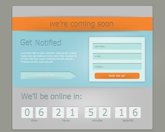 40 Creative Examples Of Coming Soon Page Design 33