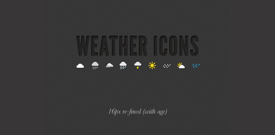 40 Free Weather Forecast Icon Sets