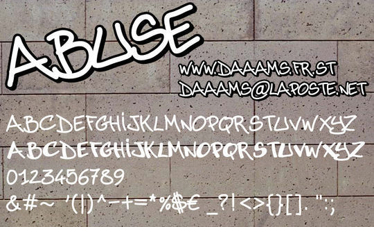 20 Free And Eye-Catching Graffiti Fonts 20