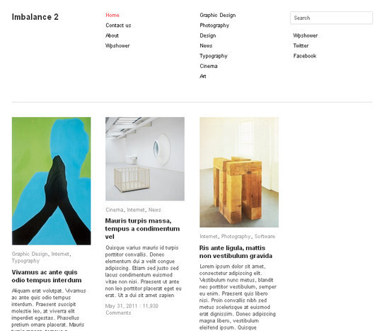 Collection of Free And Premium WordPress Themes With Grid Layouts 20