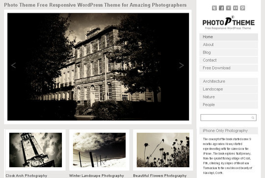 Collection of Free And Premium WordPress Themes With Grid Layouts 8