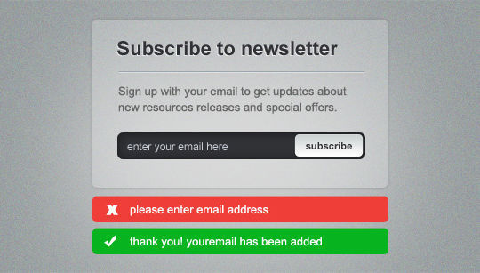 40 Wonderfully Designed Newsletter Subscription Form Photoshop Files 26