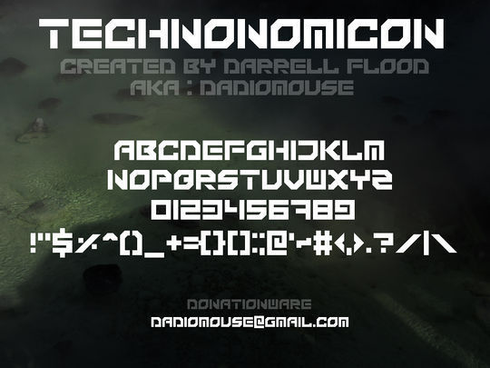 44 Free Sci-Fi & Techno Fonts For Creative Designer 41