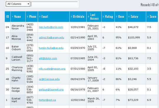 Collection Of jQuery Plugins For Filtering And Sorting Items 26