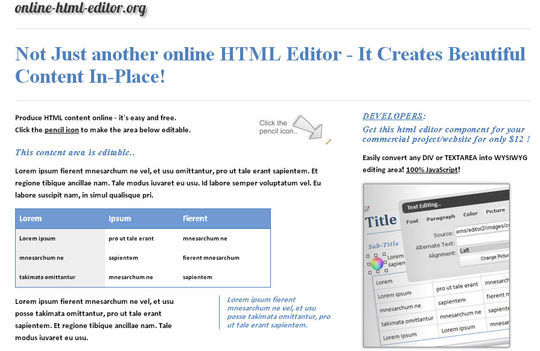 40 Excellent Online Real-Time HTML Editors 39