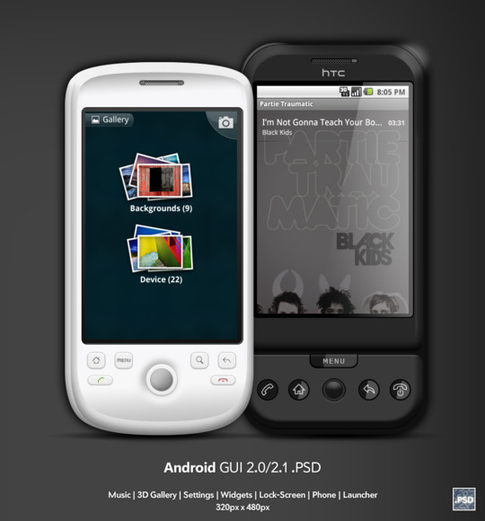 40 iPhone And Android Mockups Photoshop Files For Free Download 30