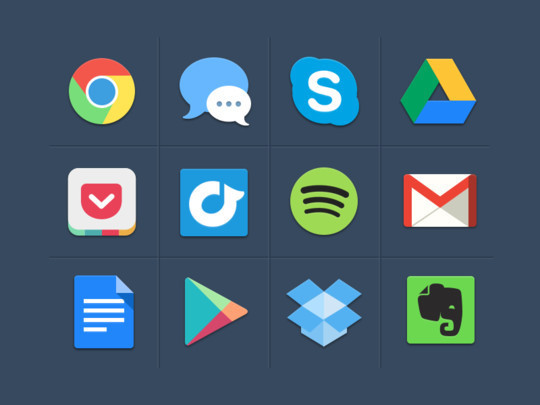 12 Best Free Flat Icons Photoshop Files 5