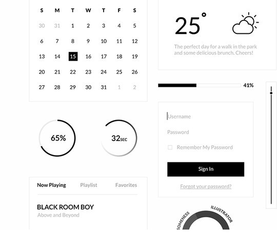 30 Really Useful Yet Free UI Design Kits 2