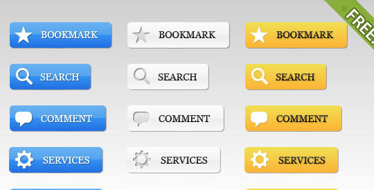 40 Free Web Design Buttons For Web Designers 7