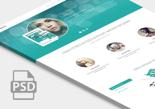 35 Latest & Most Amazing Photoshop Website Templates 5