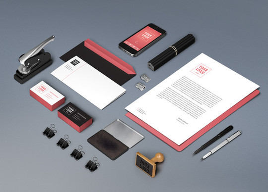 40 Free Corporate Identity & Stationery Mockup Templates 6