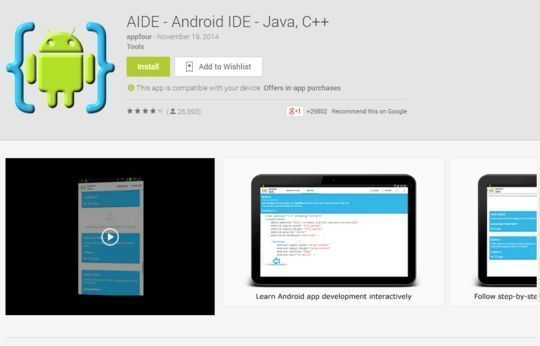 10 Free Code Editors For Android 4