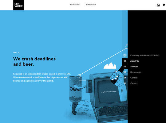 11 Examples Of Websites Designed With HTML5 9