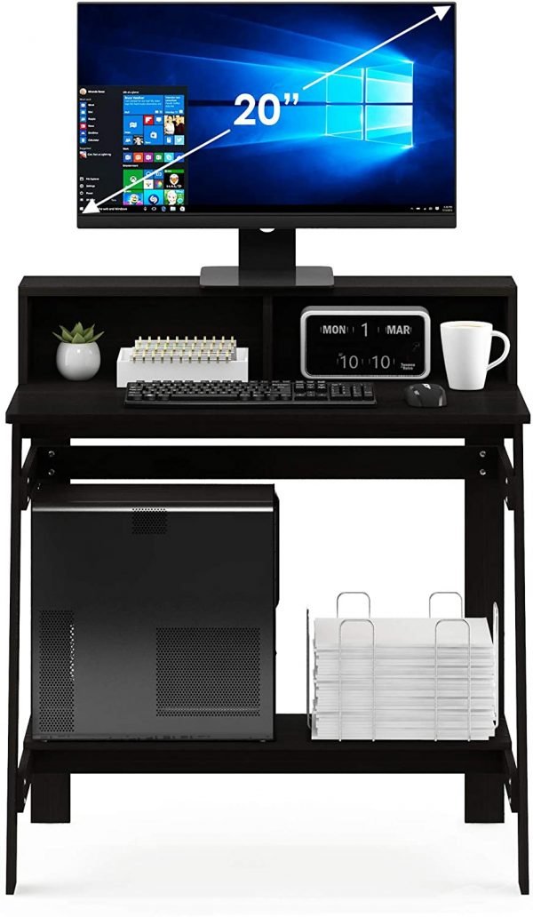 Furinno Simplistic A-Frame Computer Desk, Espresso 5