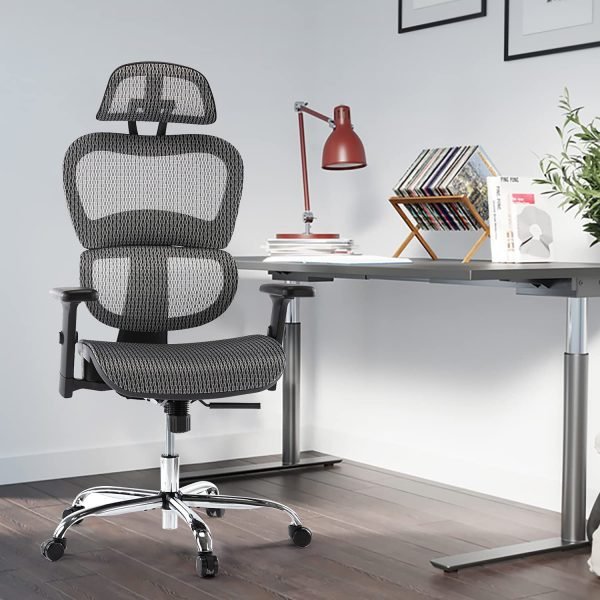 Ergonomic Executive Office Chair with Lumbar Support