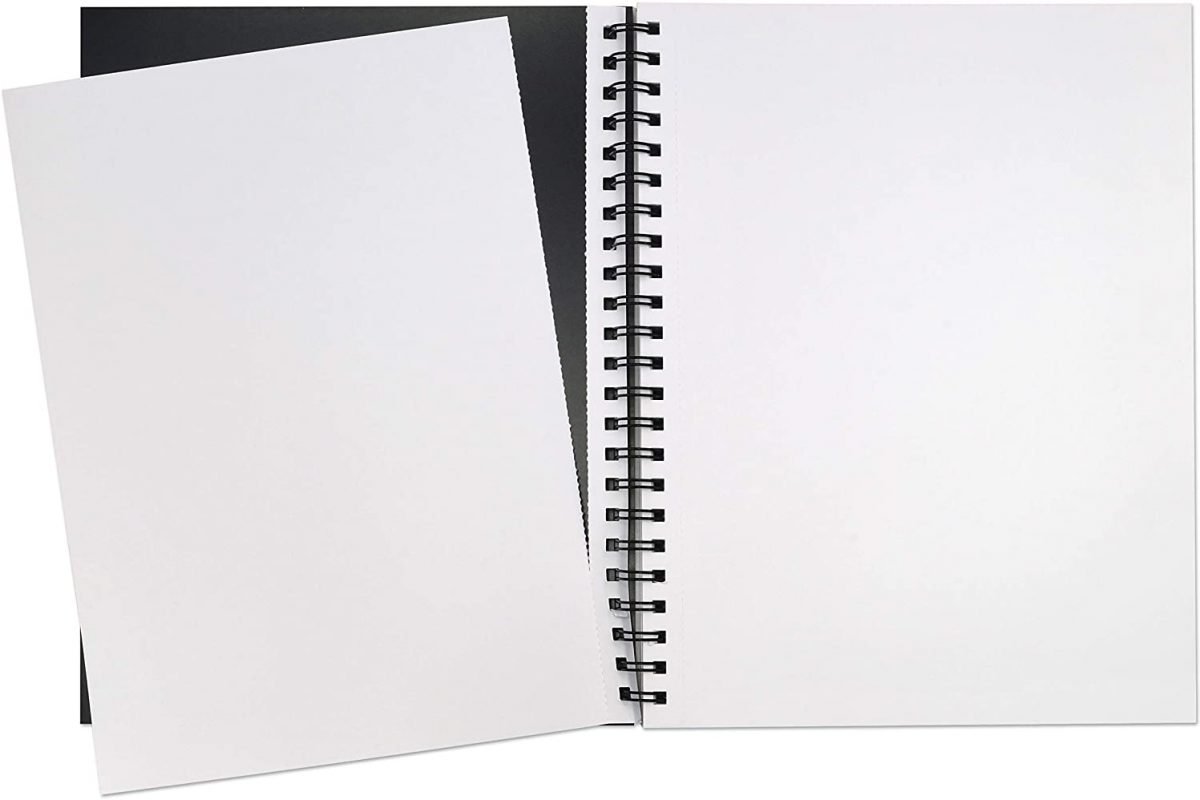 UCreate Poly Cover Sketch Book, Heavyweight, 12" X 9", 75 Sheets