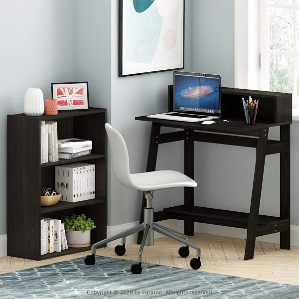 Furinno Simplistic A-Frame Computer Desk, Espresso 6