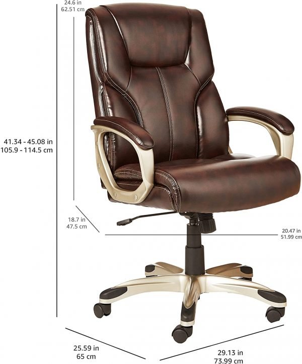 Executive Office Desk Chair with Armrests 4