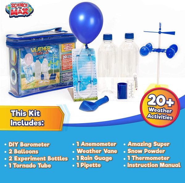 Be Amazing! Toys Weather Science Lab Kit for Kids with 20 All Season Science Projects - Age 8+ 7