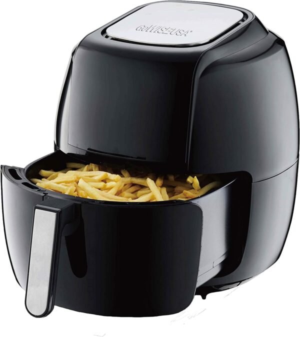 GoWISE USA 8-in-1 Digital Air Fryer with Recipe Book, Modern Touchscreen Design, 7.0-Qt, Black - Image 2