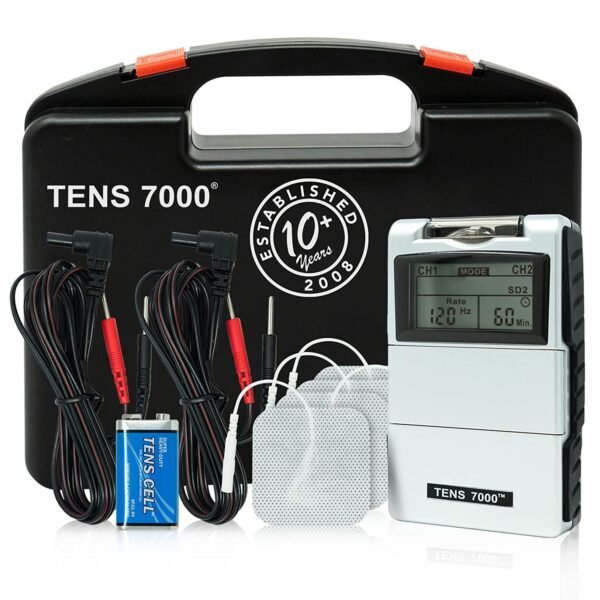 TENS 7000 Digital Unit Muscle Stimulator with Accessories 1