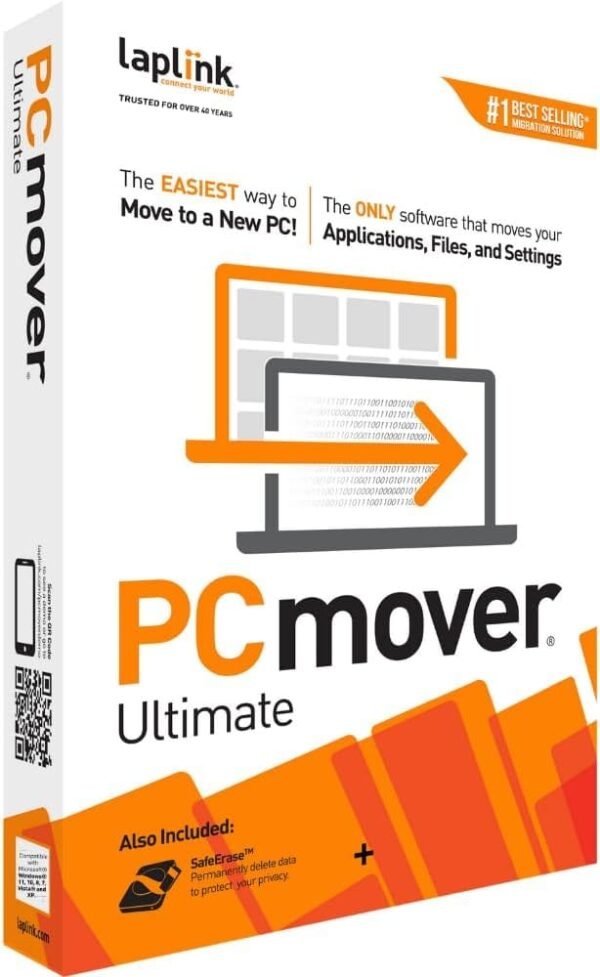 Laplink PCmover Ultimate 11 | Moves your Applications, Files and Settings from an Old PC to a New PC