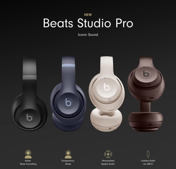 Beats Studio Pro Headphones - Deep Brown 2