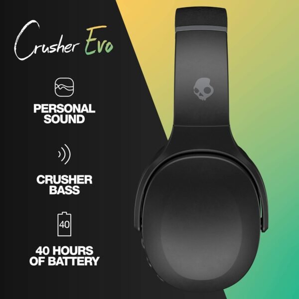 Skullcandy Crusher Evo Over-Ear Wireless Headphones with Sensory Bass 3