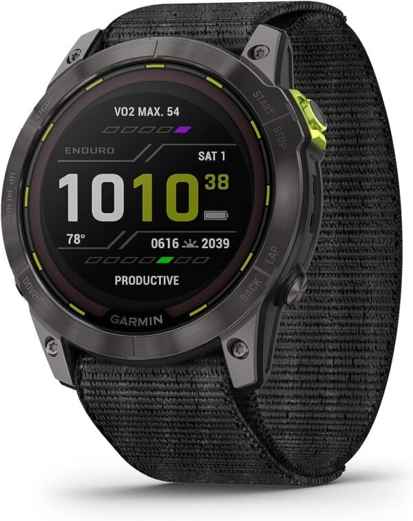 Garmin Enduro 2 Watch, Solar Charging 1