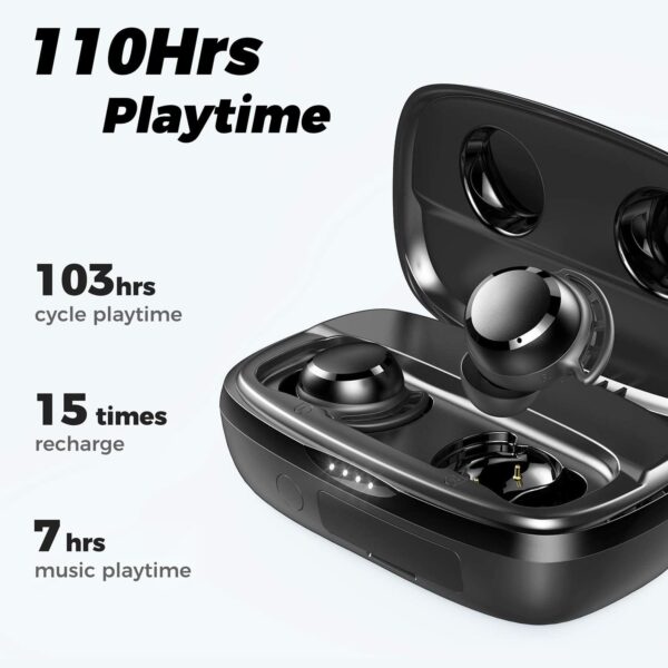 Tribit FlyBuds 3 Wireless Earbuds 110H Playtime Bluetooth 5.3 IPX8 Waterproof - Image 2