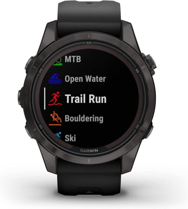 Garmin fēnix 7S Pro Smartwatch, Built-in Flashlight, Solar Charging Capability - Image 2