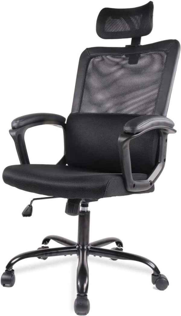 SMUG Desk Computer Chair, Ergonomic High Back Comfy Swivel Gaming Home Mesh Chairs with Wheels 1