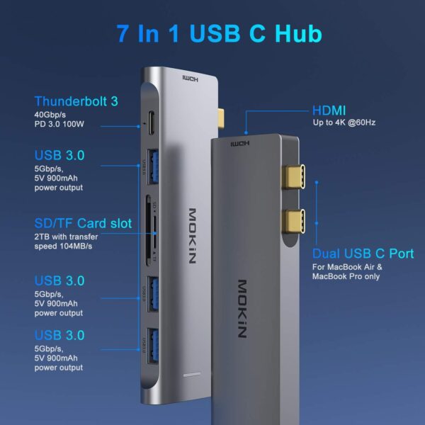 USB C Adapter for MacBook Pro Adapter - Image 2