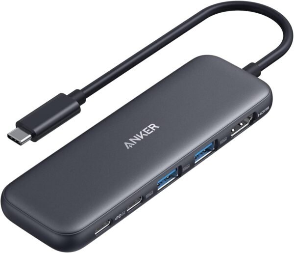 Anker 332 USB-C Hub (5-in-1) with 4K HDMI Display, 5Gbps 1