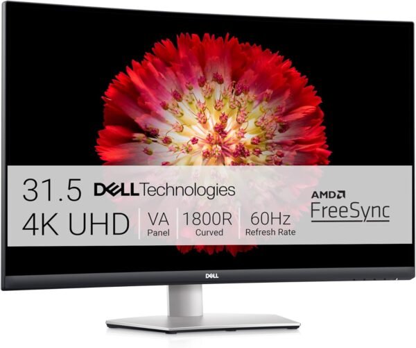 Dell S3221QS 32 Inch Curved 4K UHD, VA Ultra-Thin Bezel Monitor 1