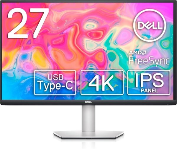 Dell S2722QC 27-inch 4K USB-C Monitor - UHD (3840 x 2160) Display 1