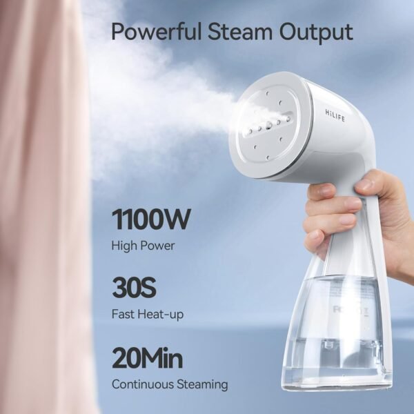 HiLIFE Steamer for Clothes, 1100W Clothes Steamer 2