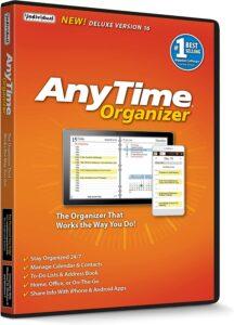 AnyTime Organizer Deluxe 16 - Organize Your Calendar, To-Do’s and Contacts!