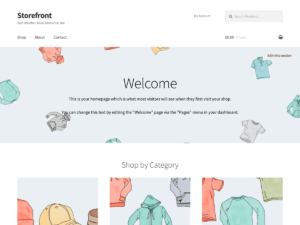 Storefront Best Free eCommerce WordPress Themes